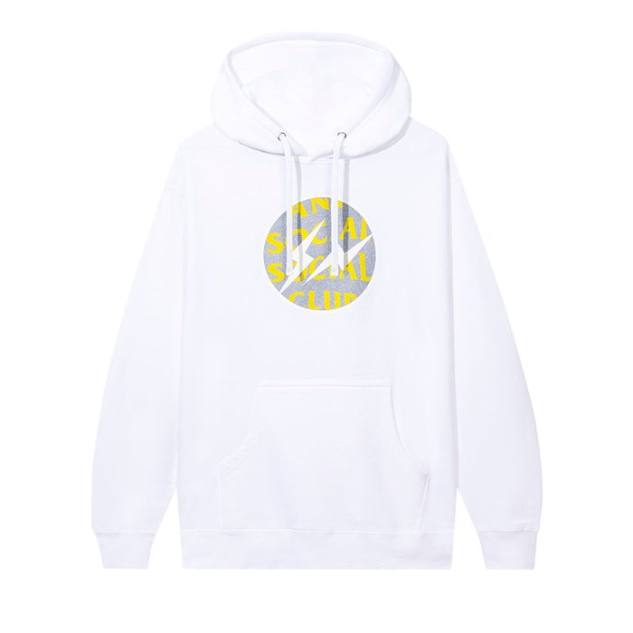 PROMO Anti Social Social Club x Fragment Called Interference Hoodie White