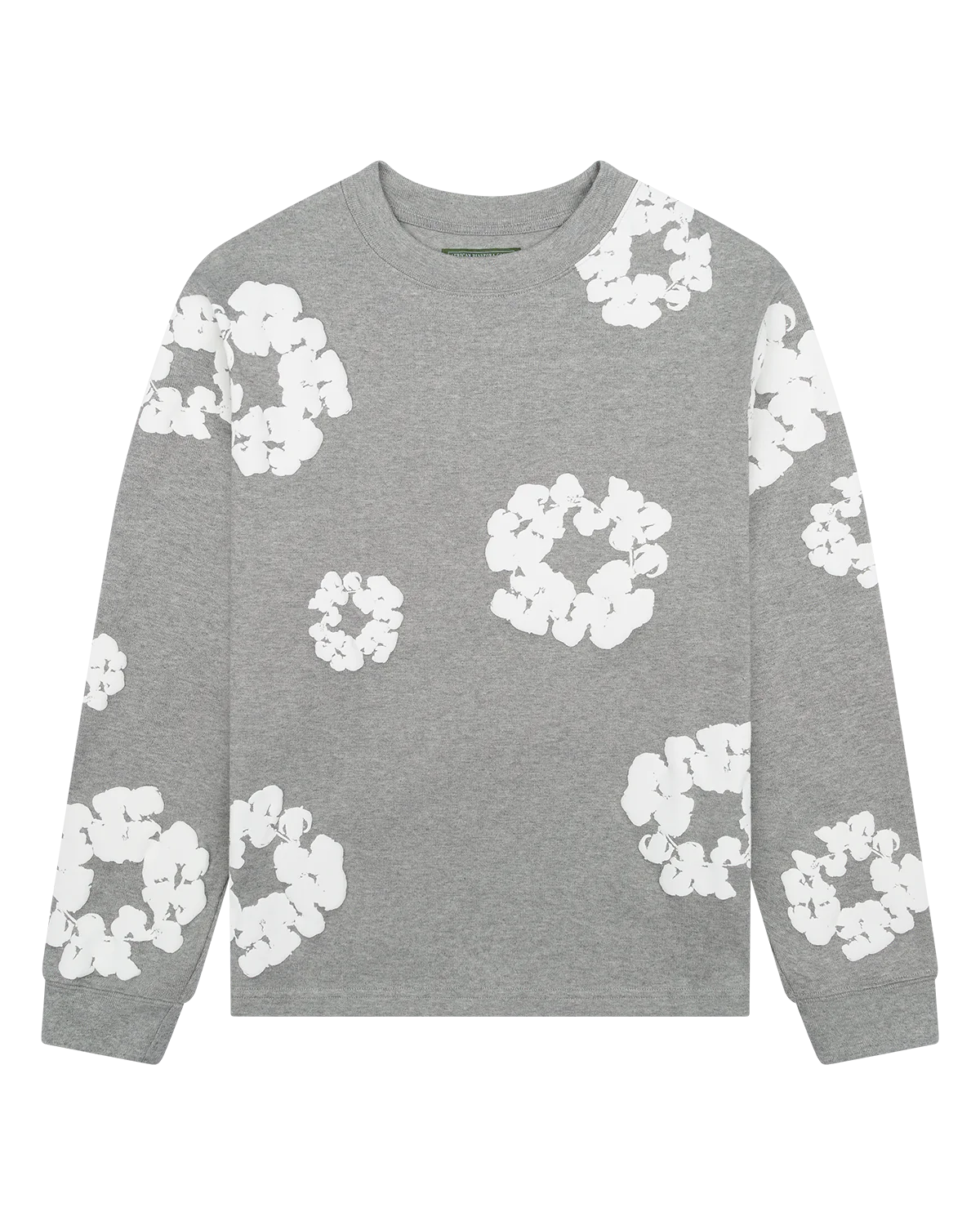 Denim Tears The Cotton Wreath Long Sleeve Tee Grey