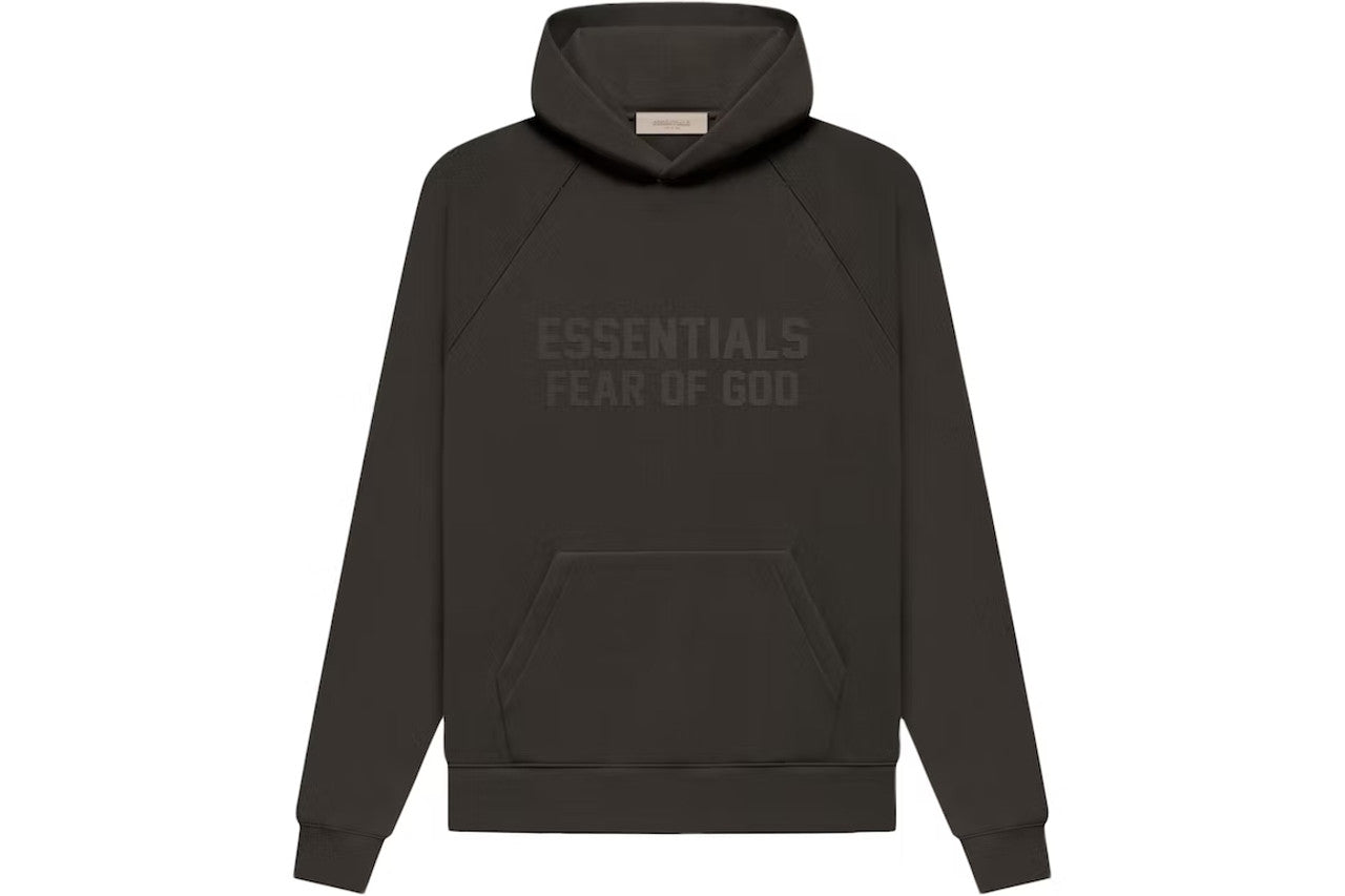 Black Friday Fear of God Essentials Hoodie Off Black