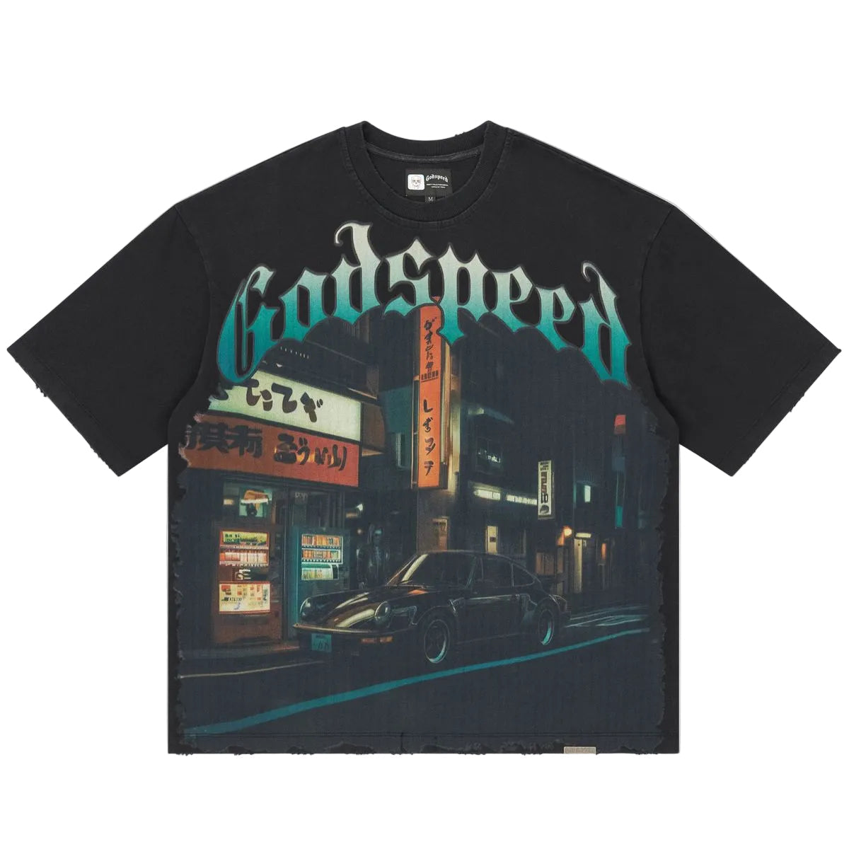 Godspeed Pit Stop Tokyo T-Shirt Black