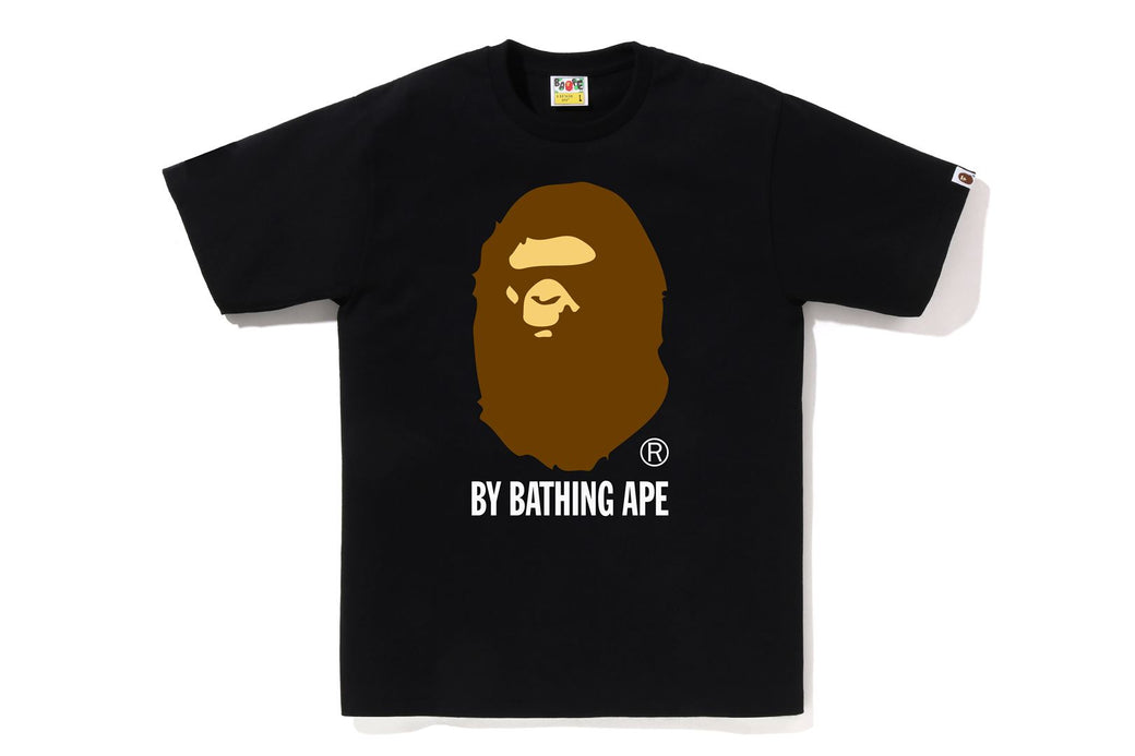 PROMO BAPE Big Head By Bathing Ape Brown Tee Black