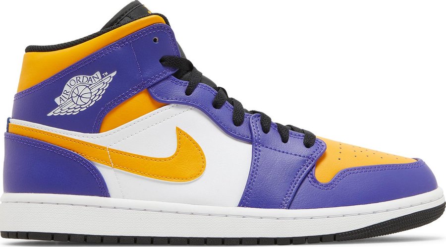 USED Jordan 1 Mid Lakers (2022)