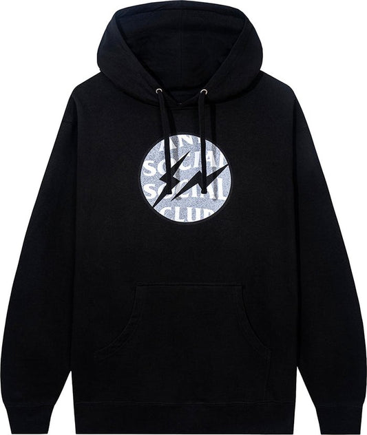 PROMO Anti Social Social Club x Fragment Called Interference Hoodie Black