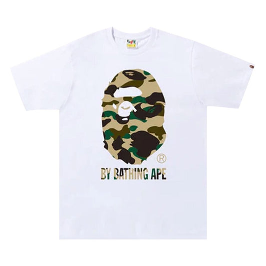 BAPE Yellow Camo By Bathing Ape Tee White