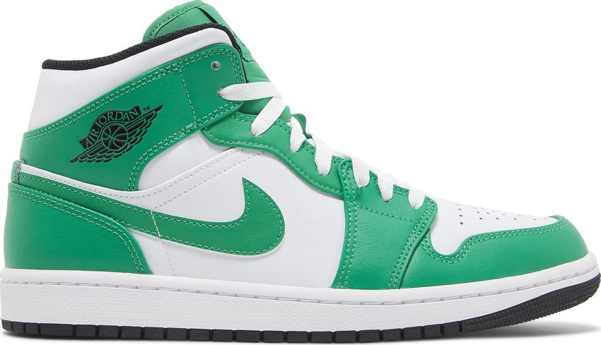 USED Air Jordan 1 Mid 'Lucky Green'