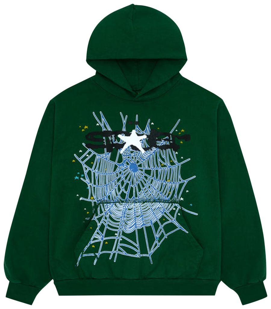 Sp5der Web Hoodie Hunter Green