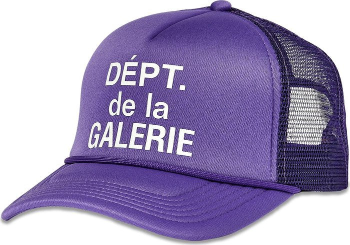 Gallery Dept. French Logo Trucker Hat Flo Purple