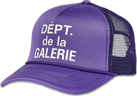 Gallery Dept. French Logo Trucker Hat Flo Purple