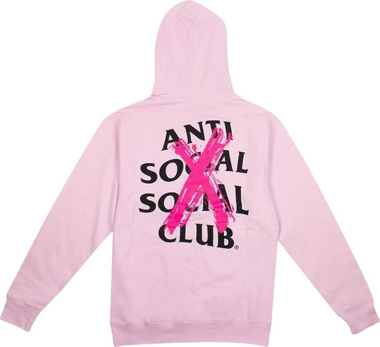 PROMO Anti Social Social Club Cancelled Hoodie Pink