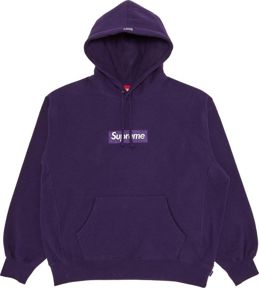 Supreme Box Logo Hooded Sweatshirt (FW23) Dark Purple