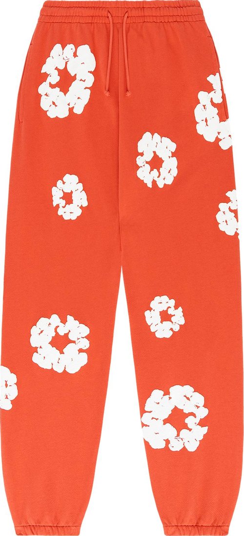 PROMO Denim Tears The Cotton Wreath Sweatpants Orange