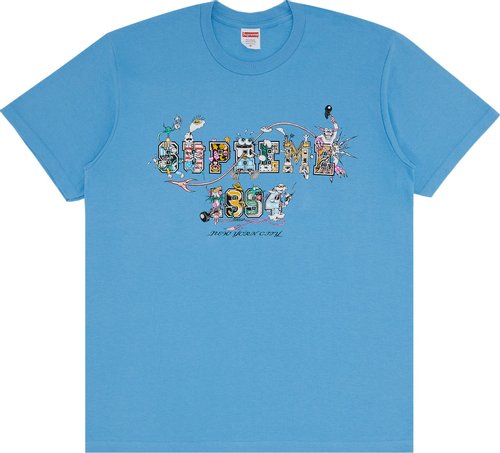 Supreme Varsity Tee Bright Blue