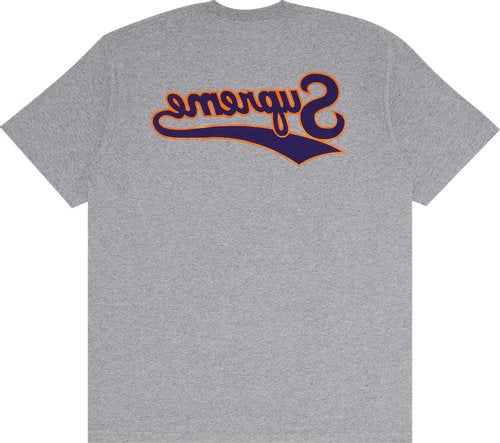 Supreme Backwards Tee Heather Grey