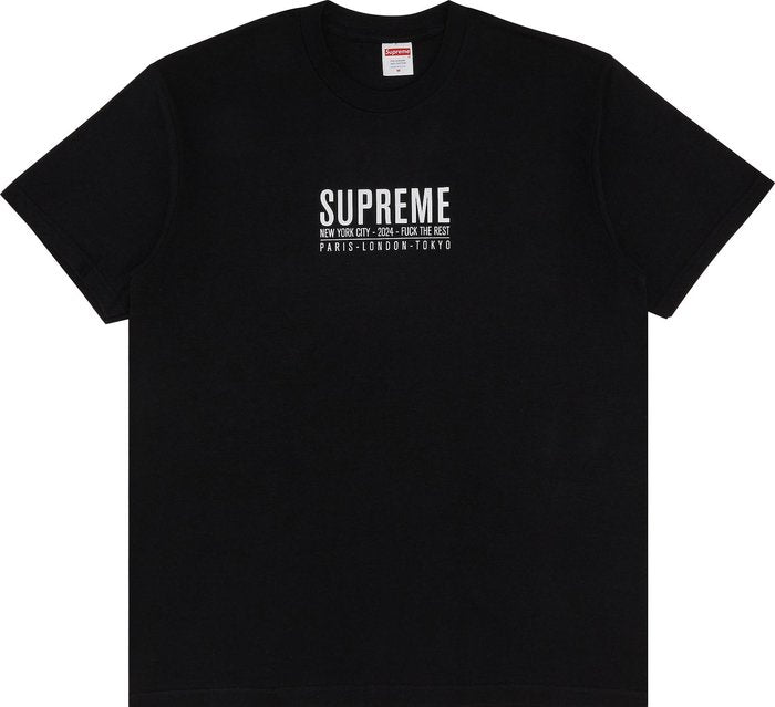 Black Friday Supreme Paris Tee Black