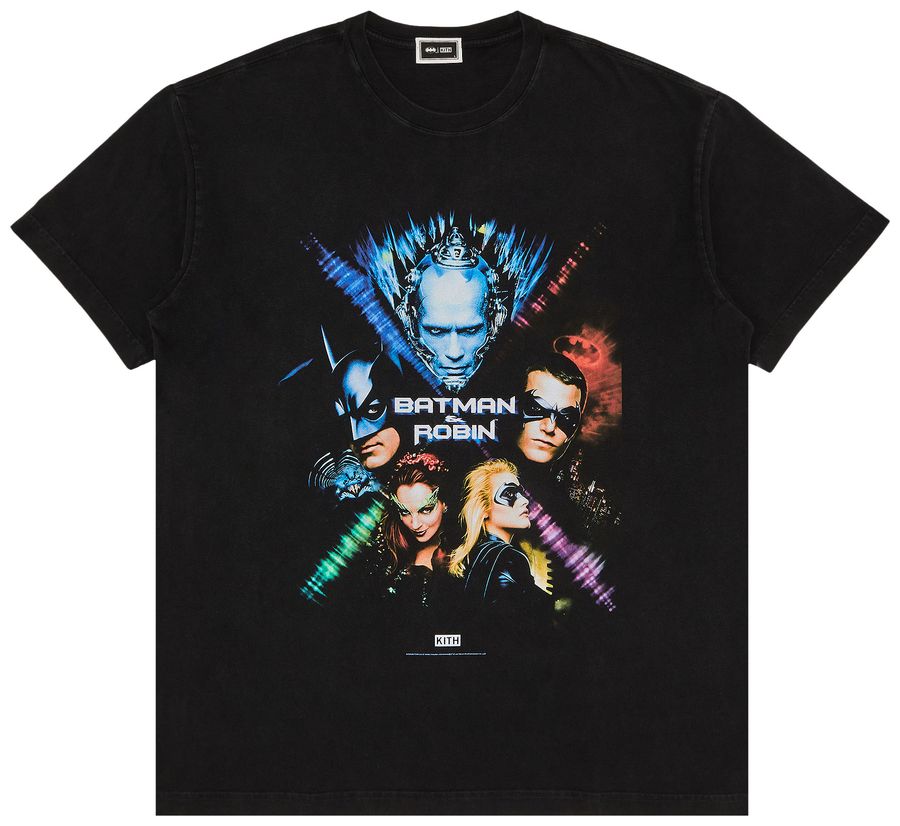 Kith x Batman And Robin Vintage Tee Black