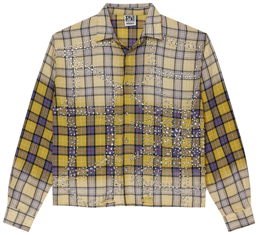 Vale Forever Lemonhead Flannel 'Yellow/Blue'