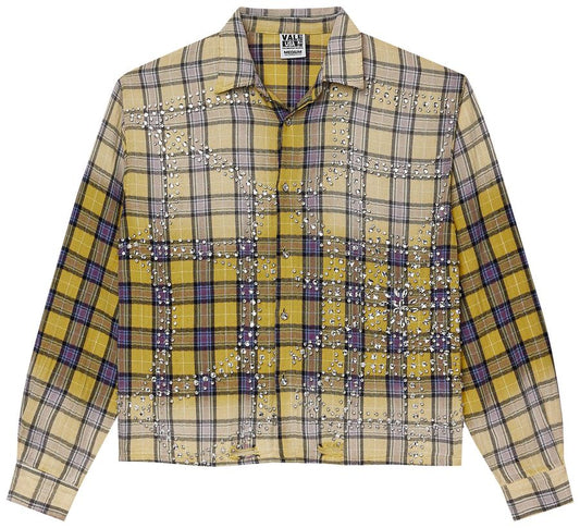 Vale Forever Lemonhead Flannel 'Yellow/Blue'