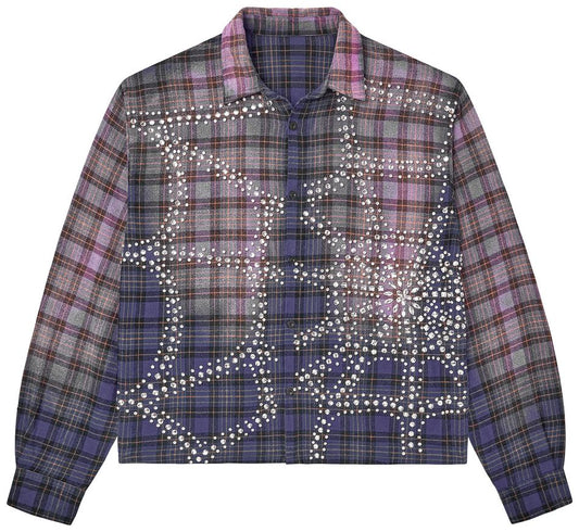 VALE BLUE INFERNO FLANNEL