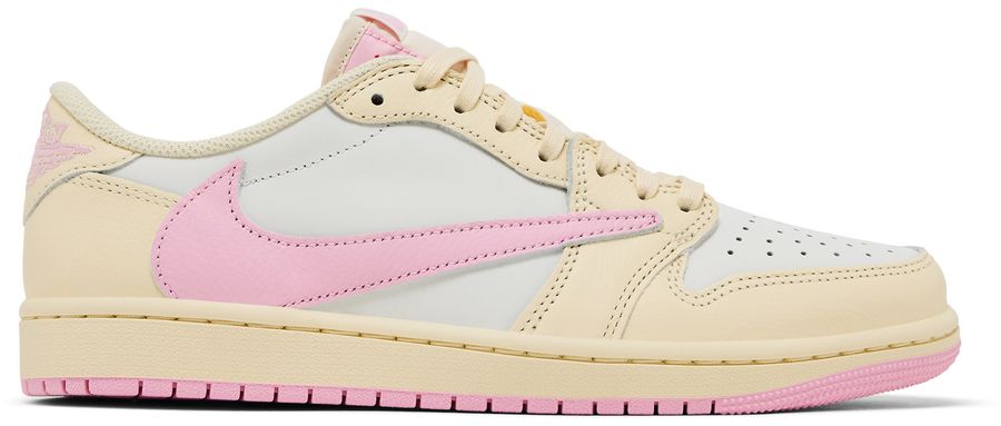 USED Jordan 1 Retro Low OG SP Travis Scott Shy Pink