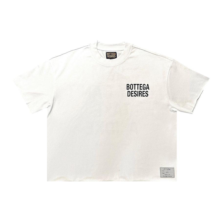 Bottega Desires Fuck Em T-Shirt White