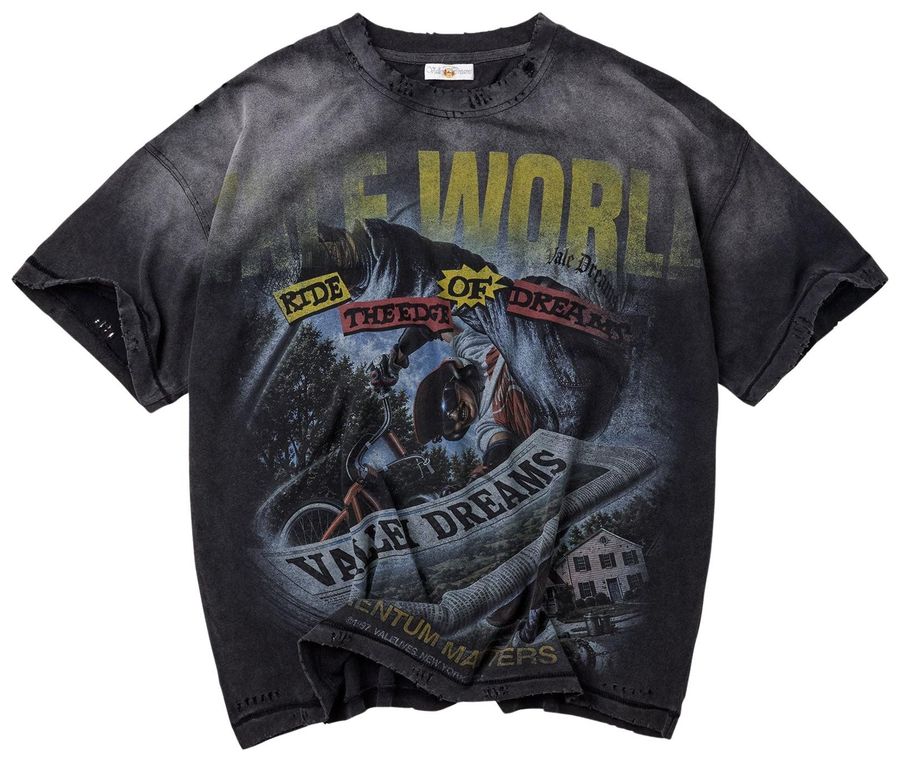 Vale Forever Newspaper Tee Black