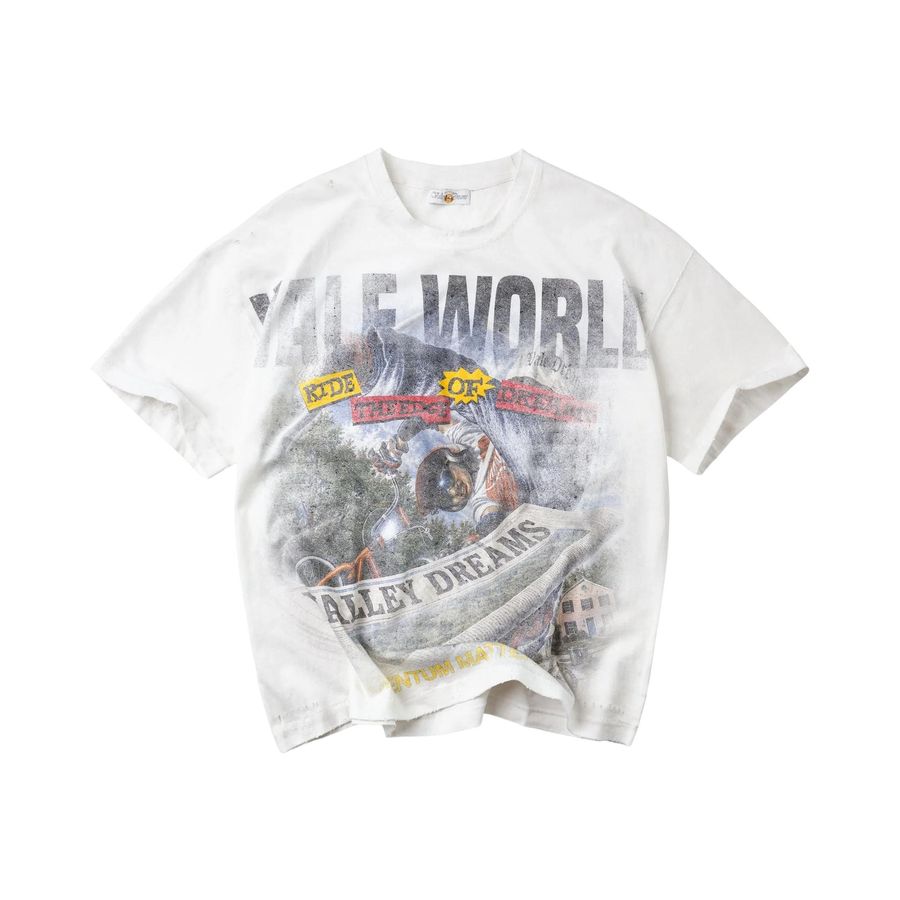 Vale Forever Newspaper Tee White