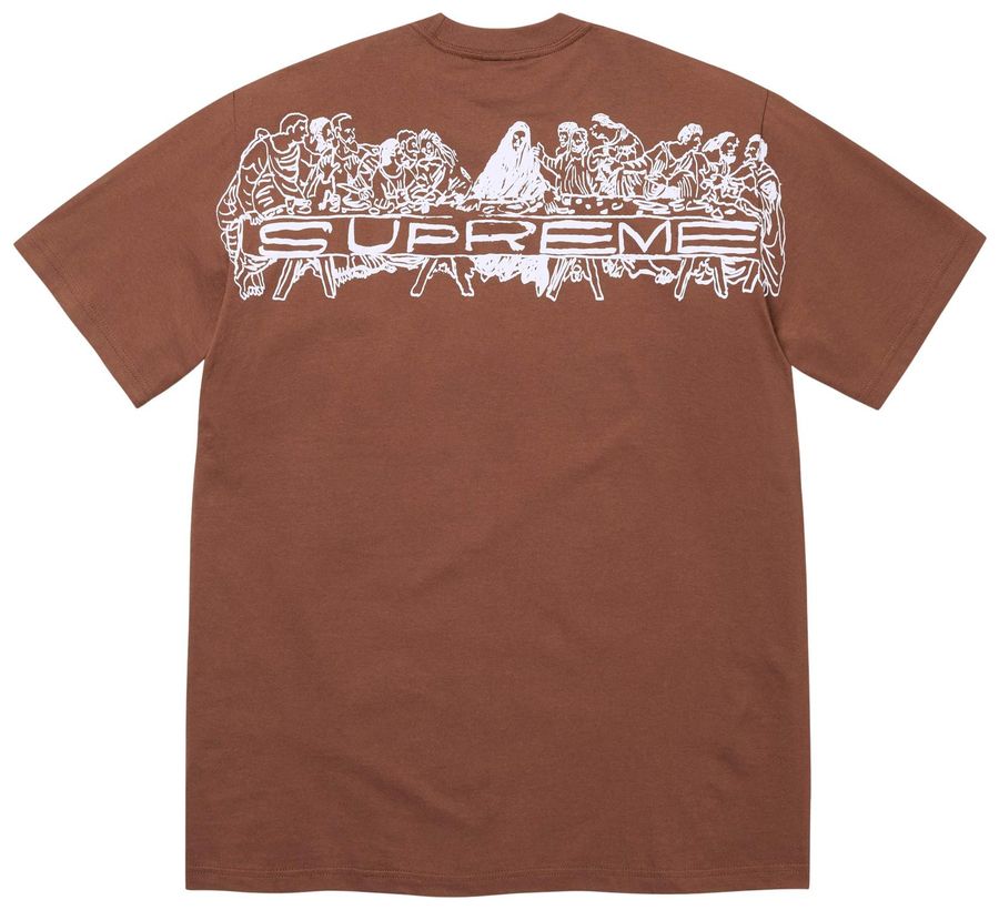 Supreme Supper Tee Brown