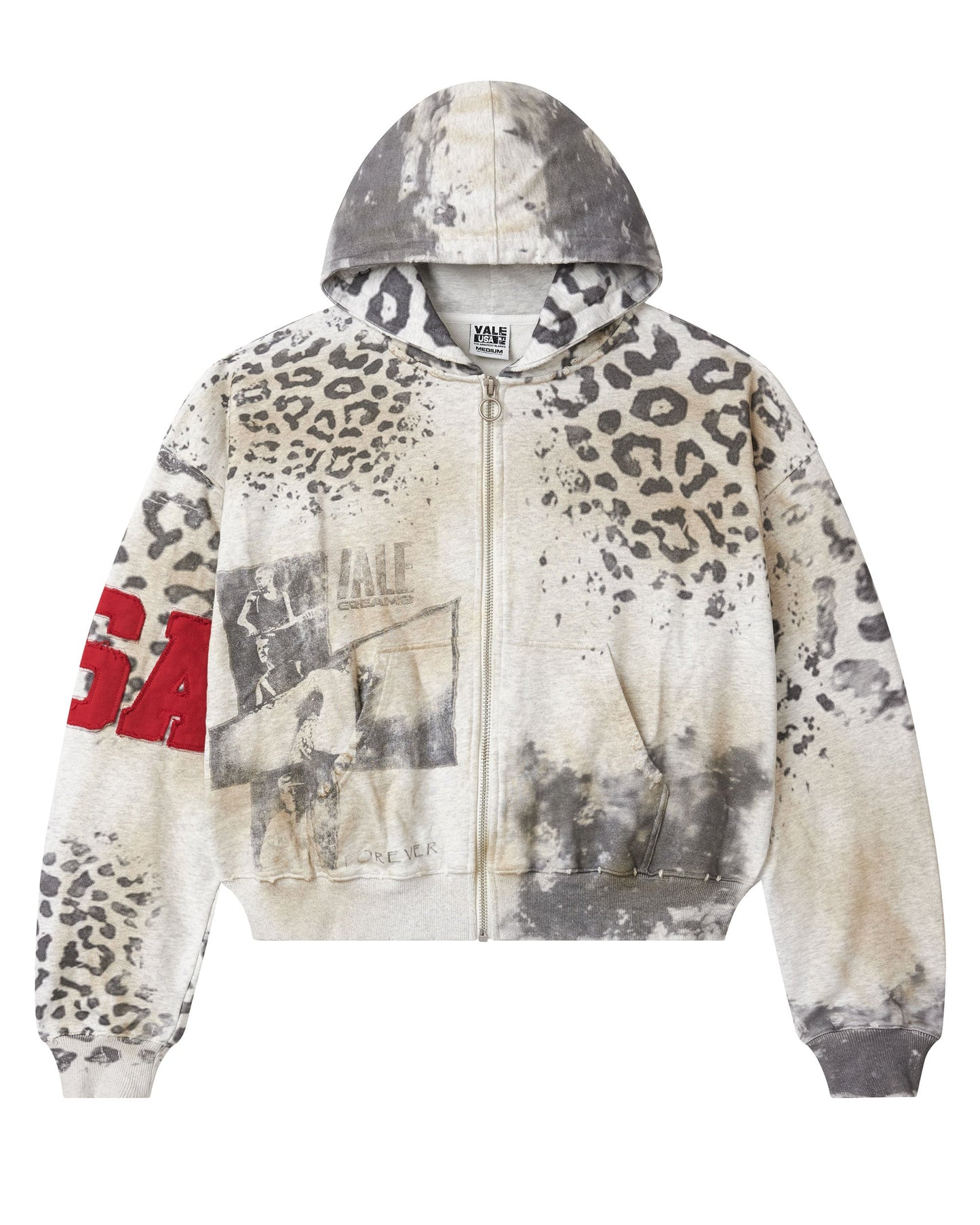 Vale Forever CHEETAH ZIP UP