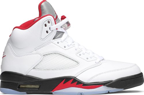 Black Friday USED Jordan 5 Retro Fire Red Silver Tongue (2020)