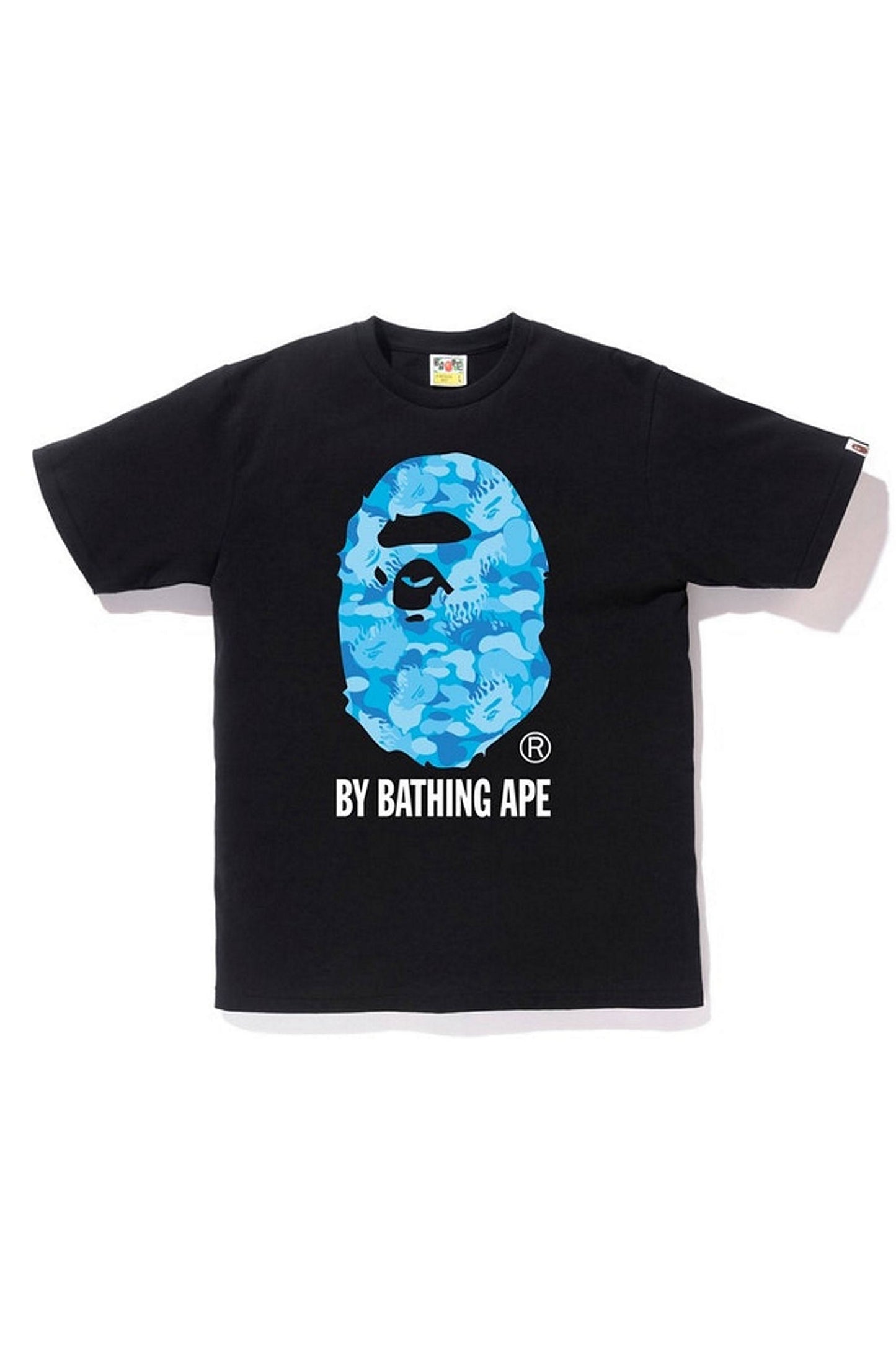 Bape Blue Fire Camo By Bathing Ape Tee Black