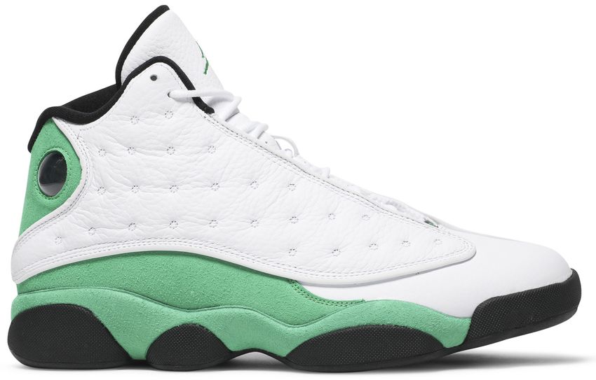 USED Jordan 13 Retro White Lucky Green