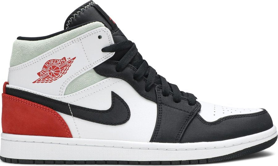 PROMO Jordan 1 Mid SE Red Black Toe