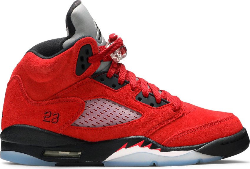 USED Air Jordan 5 Retro GS 'Raging Bull' 2021