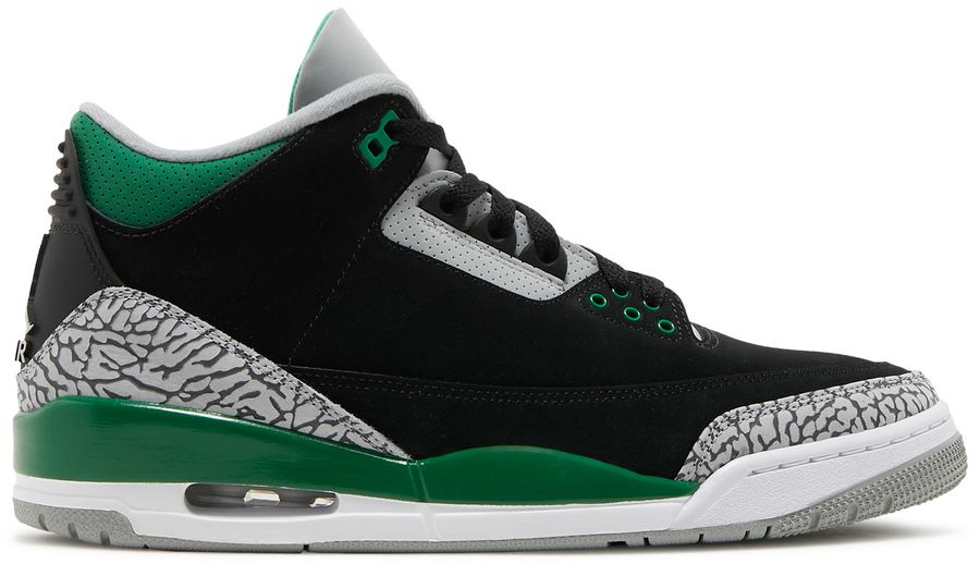USED Jordan 3 Retro Pine Green
