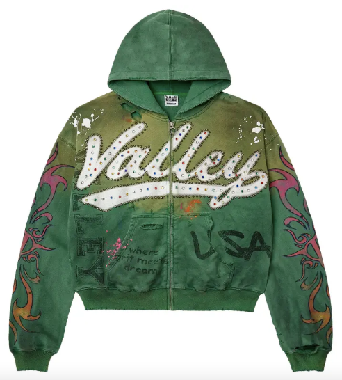 Vale Inferno Zip Up Green