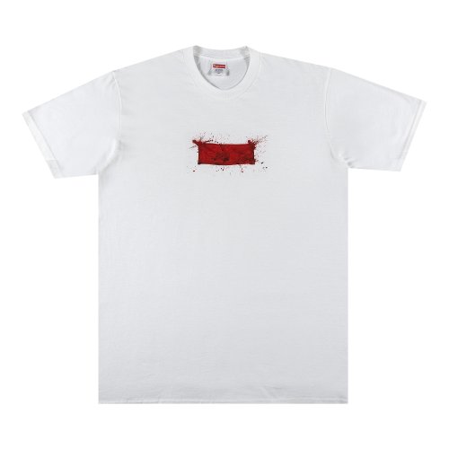 Supreme Ralph Steadman Box Logo Tee White