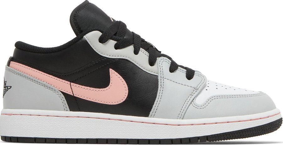 Jordan 1 Low Black Grey Pink (GS)