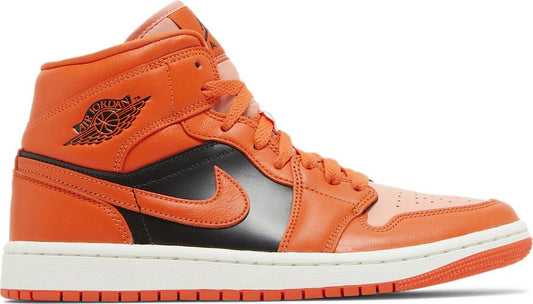 PROMO Jordan 1 Mid SE Rush Orange Crimson Bliss (Women's)