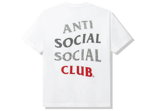 PROMO Anti Social Social Club 99 Red Retro Tee White