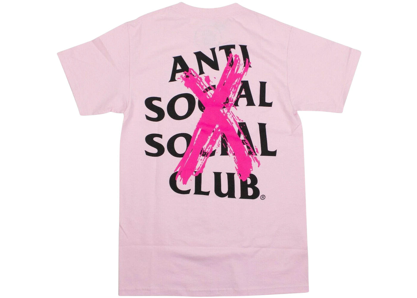 PROMO Anti Social Social Club Hot Pink Cancelled Tee Pink