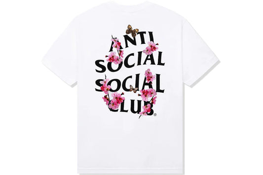 PROMO Anti Social Social Club Flowers Tee White