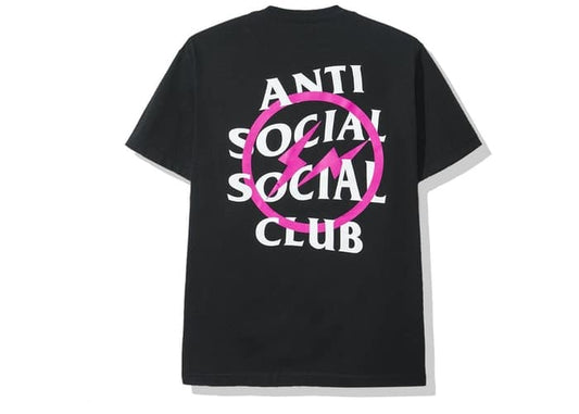 PROMO Anti Social Social Club Hot Pink Fragment Tee Black