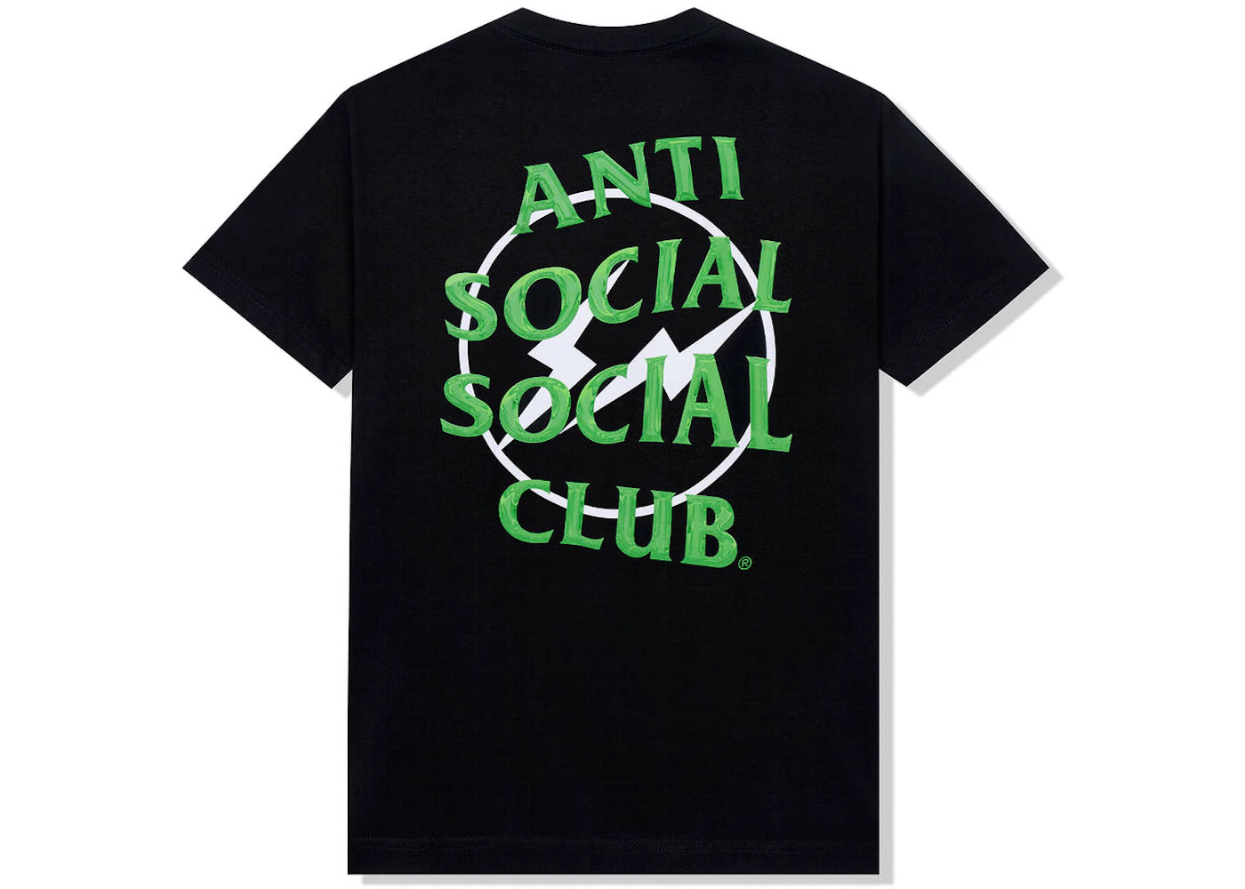 Black Friday Anti Social Social Club Green Fragment Tee Black