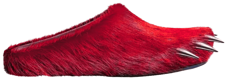 Bravest Studios Bear Claw Slipper Red
