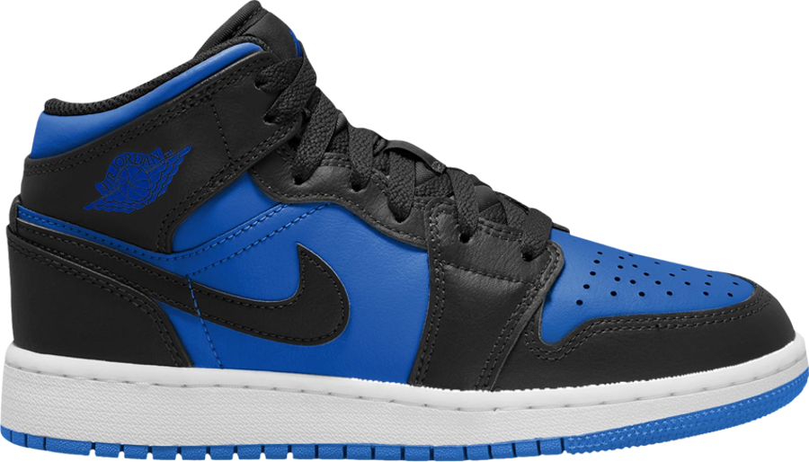 PROMO Jordan 1 Mid Black Royal Blue (GS)