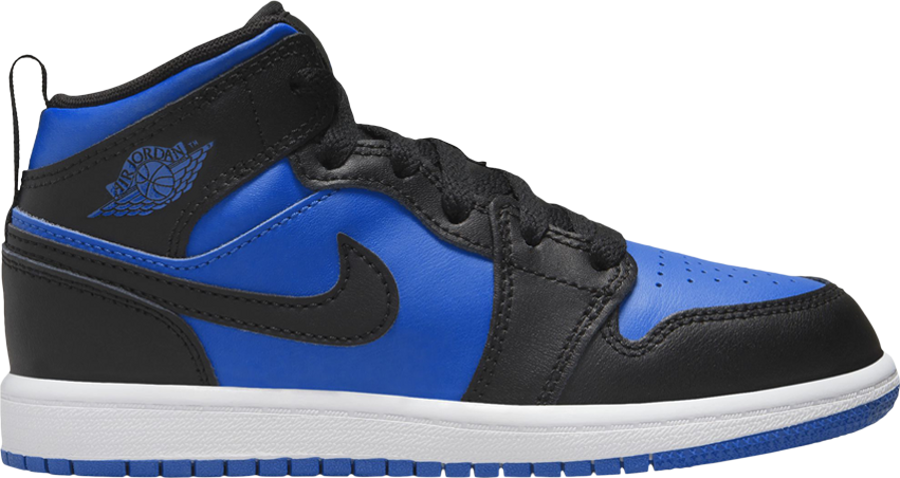 PROMO Jordan 1 Mid Black Royal Blue (PS)