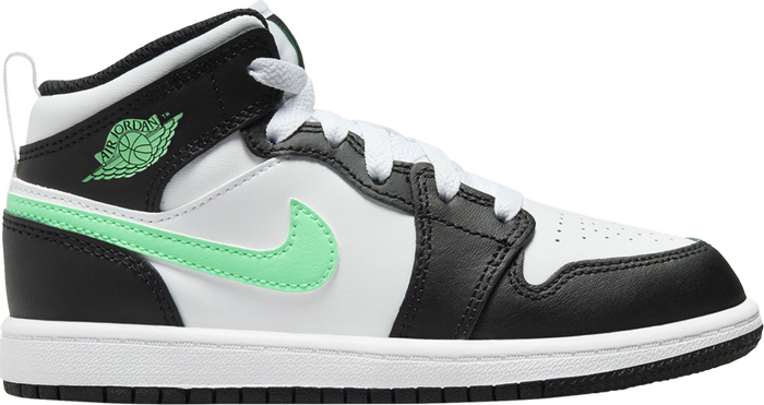 PROMO Air Jordan 1 Mid Green Glow (PS)