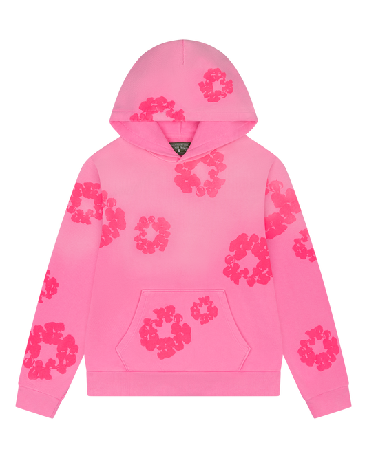 Denim Tears Mono Cotton Wreath Hoodie Pink