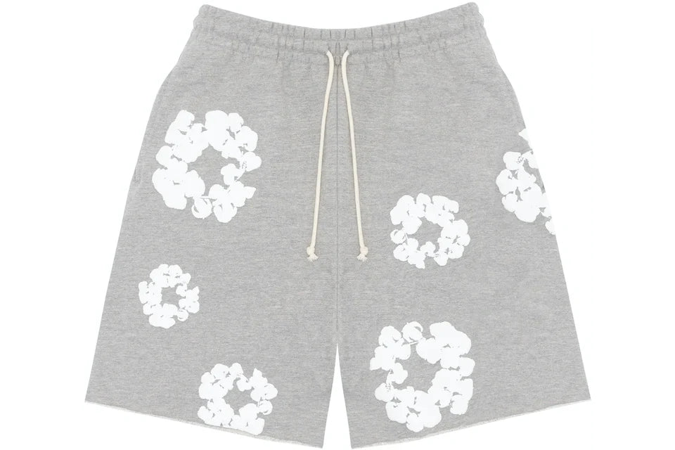 Denim Tears The Cotton Wreath Shorts Grey