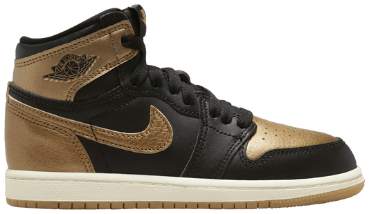 Jordan 1 Retro High OG Black Metallic Gold (PS)